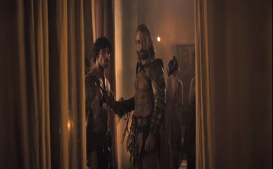 JORDI WEBBER,DAN HAMILL NUDE/SEXY SCENE IN SPARTACUS: HOUSE OF ASHUR