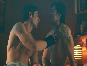 AGUSTIN DELLA CORTE,JUAN PERALES NUDE/SEXY SCENE IN OLYMPO