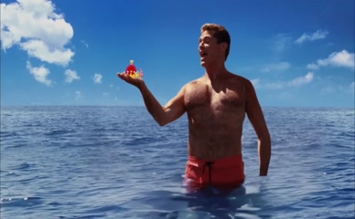 DAVID HASSELHOFF in THE SPONGEBOB SPONGEBOB MOVIE