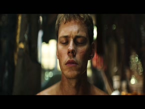 BILL SKARSGARD NUDE/SEXY SCENE IN BOY KILLS WORLD