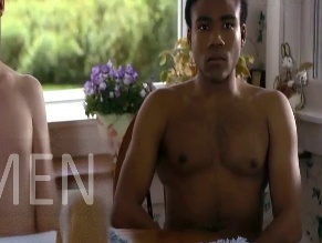 DONALD GLOVER NUDE/SEXY SCENE IN MYSTERY TEAM