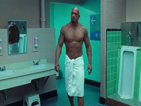 DWAYNE JOHNSON NUDE/SEXY SCENE IN THE SMASHING MACHINE