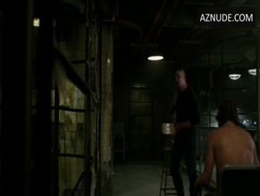 EBON MOSS-BACHRACH NUDE/SEXY SCENE IN MARVEL'S THE PUNISHER