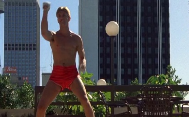 ERIC ROBERTS NUDE/SEXY SCENE IN THE COCA-COLA KID