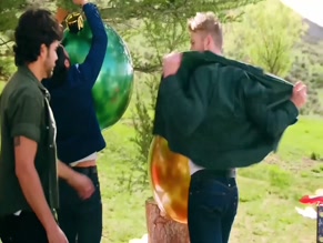 DAXTON BLOOMQUIST NUDE/SEXY SCENE IN FINDING MR. CHRISTMAS