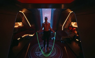 GEORGE HAWKINS NUDE/SEXY SCENE IN STAR TREK: STARFLEET ACADEMY