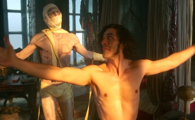 OSCAR ISAAC,JACOB ELORDI NUDE/SEXY SCENE IN FRANKENSTEIN